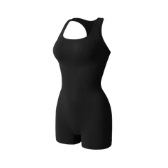 Seamless Backless Jumpsuit Women Tummy Control One Piece Bodycon Stretch
