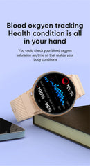 LIGE 2025 Smart Watch Women Bluetooth Call Custom Dials Watches Blood Oxygen Monitor Sport Men Smartwatch Ladies For Android IOS