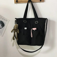 Waterproof nylon bag, large capacity, lightweight, multi-functional women's bag