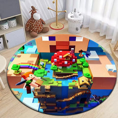 National game Carpet for Living Room Rugs Camping Picnic Mats Flannel Anti-Slip Rug