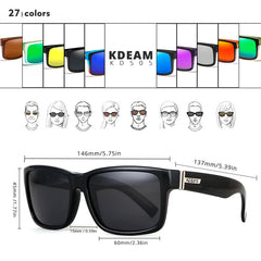 Men Sunglasses Polarized Shockingly Colors Sun Glasses Outdoor Driving