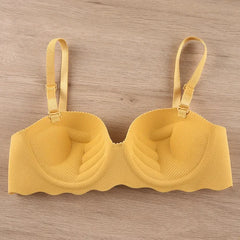 Bras Push Up Seamless Underwear for Women Solid Color Wireless Lingerie