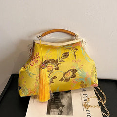 Luxury Women Party Dinner Bag Fashion Ladies Dinner Bag Elegant Wooden handle