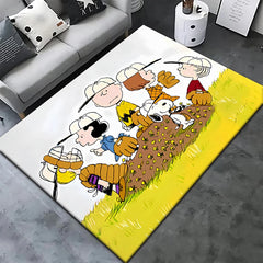 Snoopy HD lively Cartoon,Large Area Printed Carpet,Bathroom,Living Room Decor,Sofa
