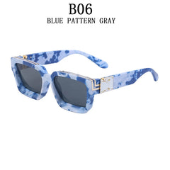 Sunglasses For Men Vintage Square Fashion Glasses Luxury Retro Sunglasses