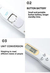 Mini Spoon Scale Digital Kitchen Scale Electronic LCD Food Scale 0.1-500g Cooking Flour