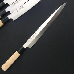 1-4PCS Japanese Sushi Sashimi Knife Slicing Knife Chef's Boning Knife with Maple