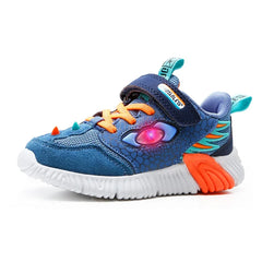 Kids LED Spring Autumn Flashing Footwear 3-6Y Boys Little Children Light Up
