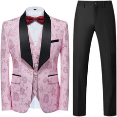 Tuxedo for Mens: Men's Evening Dress (suit + Vest + Trousers) Business Fashion