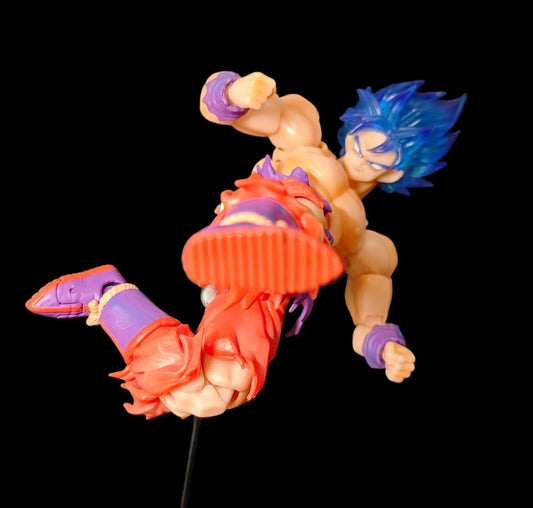 In Stock EC SHF Kaiouken GOKU Dragon ball Z 1/12 Scale Action FIgure Model Toys Anime Figurals Brinquedos Gift