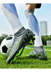 Men Soccer Shoes Grass Society Training Football Boots Cleats