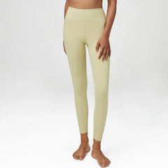 Women Yoga Pants Naked Feeling High Stretch Nylon High Waist Leggings Push Up