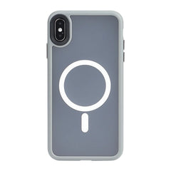 Translucent Armor Shockproof Case For iPhone X XS XR XSMAX For Magsafe Wireless Charge Cover