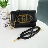 Handbags For Women Metal Buckle Flap Square Shoulder Bags Fashion