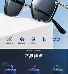 Intelligent Photochromic Sunglasses for Men Professional Day Night Driver Sunglasses UV400 Retro Luxury Design Glasses vintage