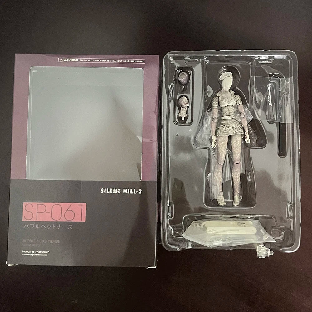 Figma Silent Hill 2 Figure Red Pyramd Thing Figma SP055 Bubble Head Nurse Sp061 Action Figure PVC Collectible Model Doll Toys
