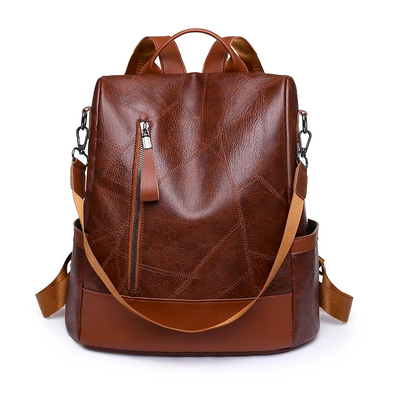 Women's fashionable backpack, shoulder bag, travel multifunctional bag, handbag, handbag, suitable for different scenarios
