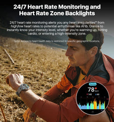 TicWatch Atlas Silver Smartwatch( Refurbished), GPS, barometer, compass, 110+ workout, only for Android