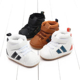 Baby Winter and Autumn Toddler Infant First Walking Shoes Ankle-covered