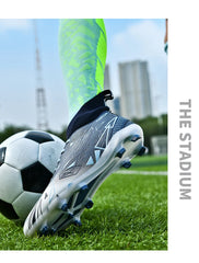 Men Sneakers Soccer Shoes Cleats Breathable Adult Kids TF/FG Football Boots