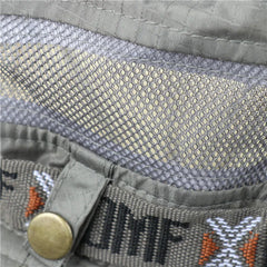 Men Bucket Hat Outdoor UV Protection Wide Brim Panama Safari Hunting Hiking Hat