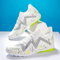 Men Soccer Shoes Football Boots Adult Anti-Slippery Futsal Cleats Sport