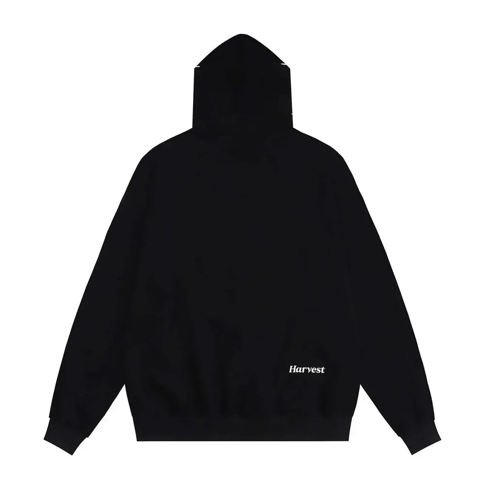 Streetwear Zip Up Hoodie Men Women Y2K Gothic Embroidery Hoodie