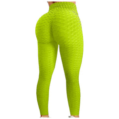 Women's Bubble Hip Lifting ExerciseYoga Pants Women Fitness Running Trouers