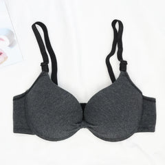 Bras for Women Cotton Deep V Underwire Ladies Brassiere Push Up Lingerie
