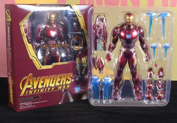 Ironman MK50 MK20 Avengers Infinity War BJD Action Figures Toys for Christmas Birthday Gift