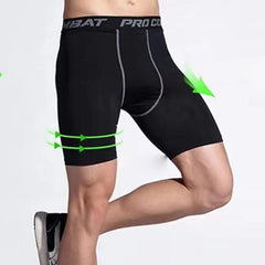 Sports Fitness Pants Men's Basketball Shorts Workout Tights Gym Running Training