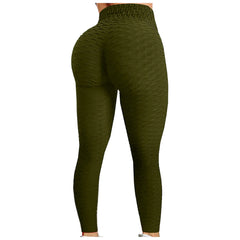 Women's Bubble Hip Lifting ExerciseYoga Pants Women Fitness Running Trouers