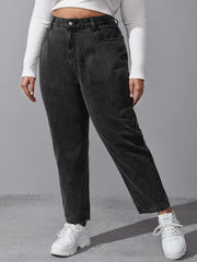 Plus Size Women Autumn Washing loose stretchy pant 5XL 6XL women 100kgs trouser