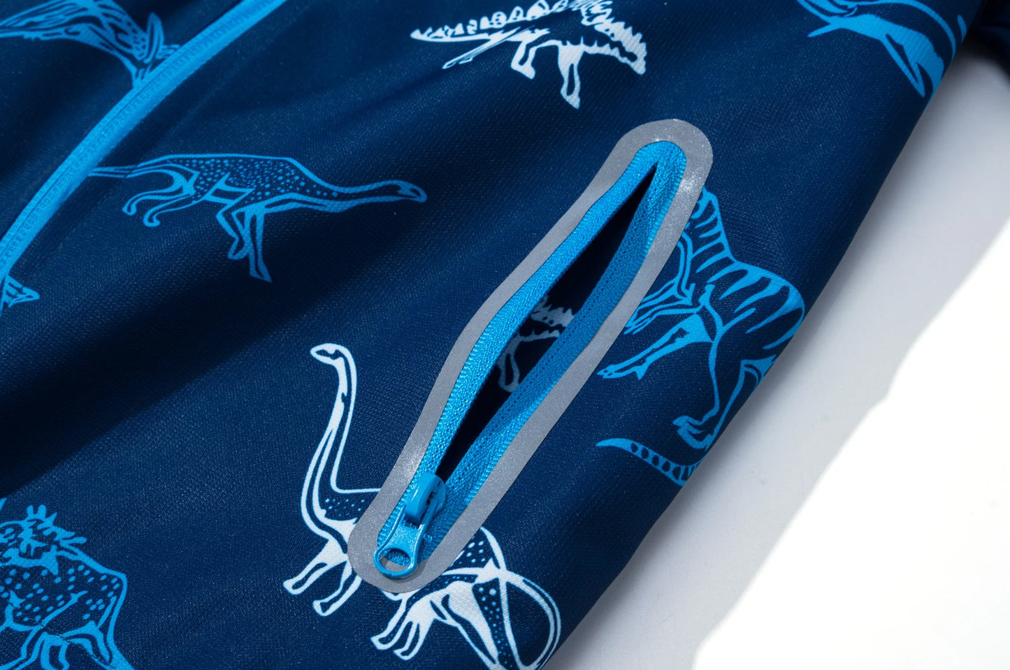 Boys Dinosaur Rain Jackets with Removable Hood Lightweight Waterproof Windbreakers Raincoats