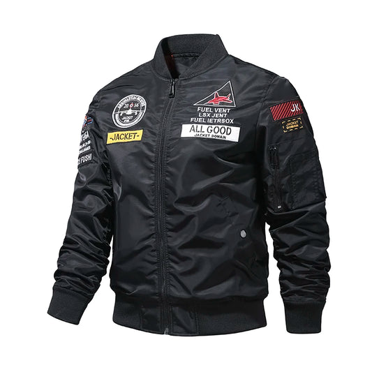 Mens Aviator Jacket - Pilot jacket - Baseball Jacket - Flight Bomber Jacket