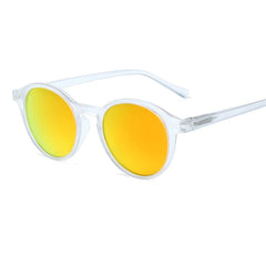 Sunglasses for Men: Vintage Retro Polarized Circle Sun Glasses