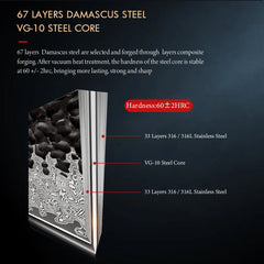 1-7 Pieces Japanese Chef Knives Blank Blade DIY Damascus Steel VG10