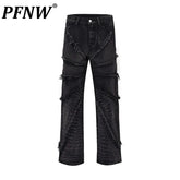 Men's Jeans High Street Male Denim Trousers Niche Design