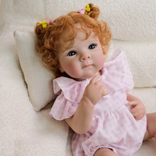 NPK 19-inch Newborn Lifelike Reborn Baby Doll Bettie Cuddly Full Body Multiple Layers 3D Skin Painting Collectible Toy