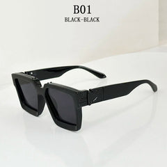 Millionaire Square Sunglasses For Men Retro Sunscreen Sunglasses Women