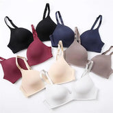 Ice Silk Women Bra Comfortable Wireless Gather Underwear For Women
