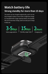 TWS Earphone Smartwatch 2.01" Headset 2 in 1 Smart Watch BT Call Blue Tooth Headphones Watches Heart Rate Sport Fitness Bracelet