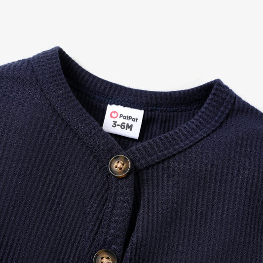 Baby Boy/Girl Wafer Checkered Coat Jacket Casual/Outdoor Solid color Suitable Autumn