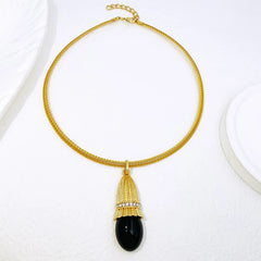 Italian Luxury Red Opal Pendant Jewelry Set For Women Wedding Jewellery Gift Daily