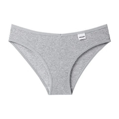 French Triangle Cup Cotton Underwear Panties Kit Breathable Wireless Underwear