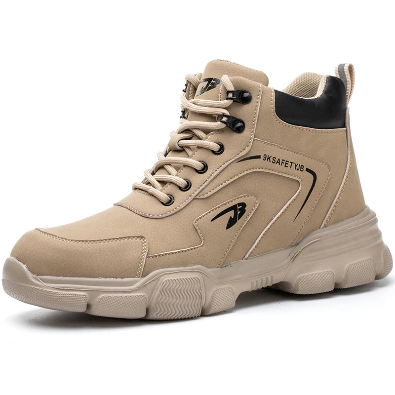 Work Safety Shoes Men Safety Boots Anti-smash Anti-stab Work Shoes Sneakers Steel Toe Shoes Male Work Boot Indestructible Shoes