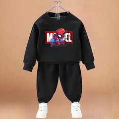 Anime Spiderman Printed Boys Sweatshirt Sets Spring/autumn Kids O Neck Hoodies Pants Two Piece Child Long Sleeve Clothes Set New