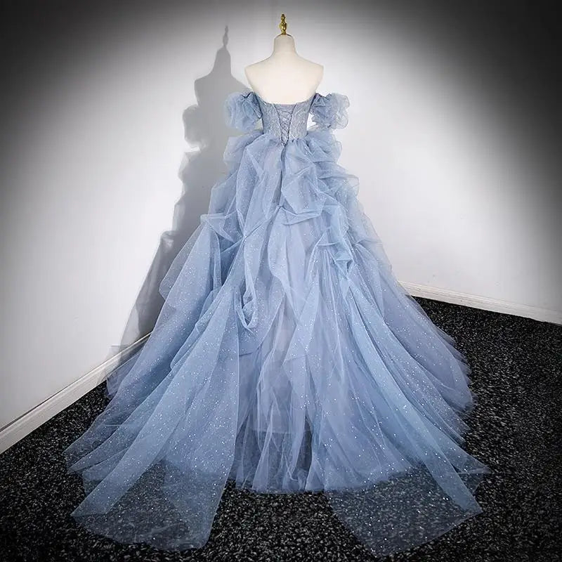 Homecoming Dresses: One Shoulder Slim Waist Strapless Wedding Party Dresses