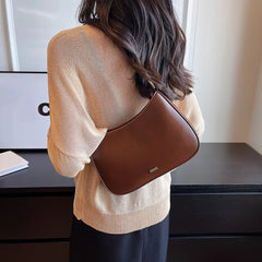Wine Red Shoulder Bags for Women's Texture Leather Crossbody Bag