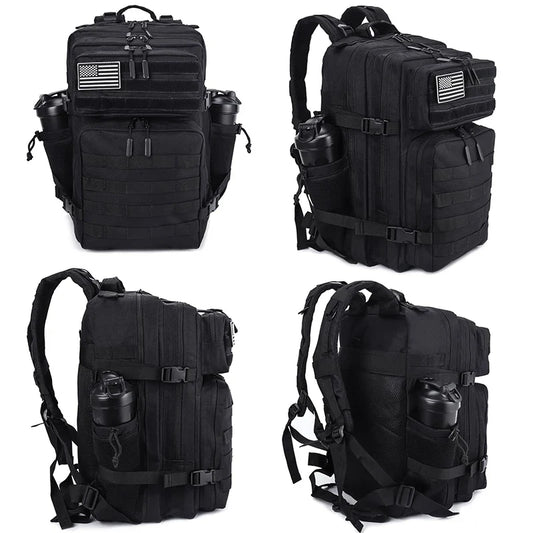 45L Meal Management Backpack for Men Women Tactical Adults Insulated Lunch Athletes Gym Bag Sports Daypacks With Bottle Holder